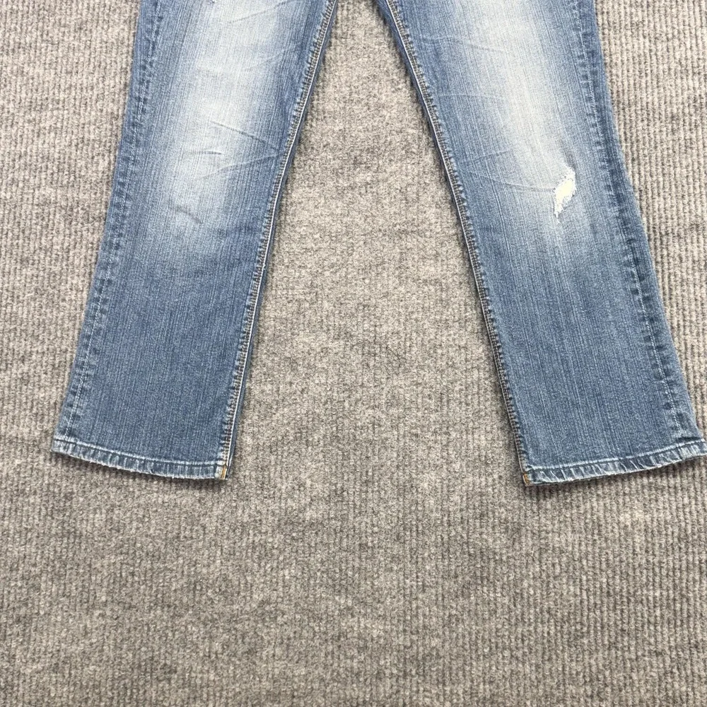 Cult Of Individuality Jeans Mens 32x28 Blue Medium Wash Distressed Stretch Denim